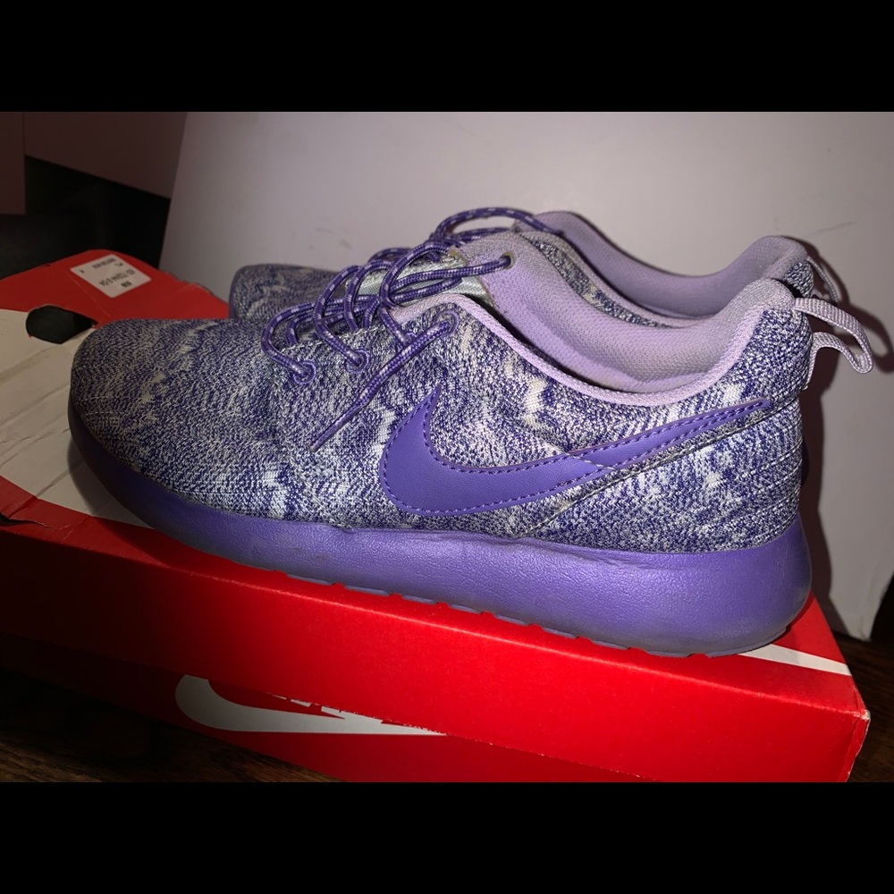 Purple Nike runs